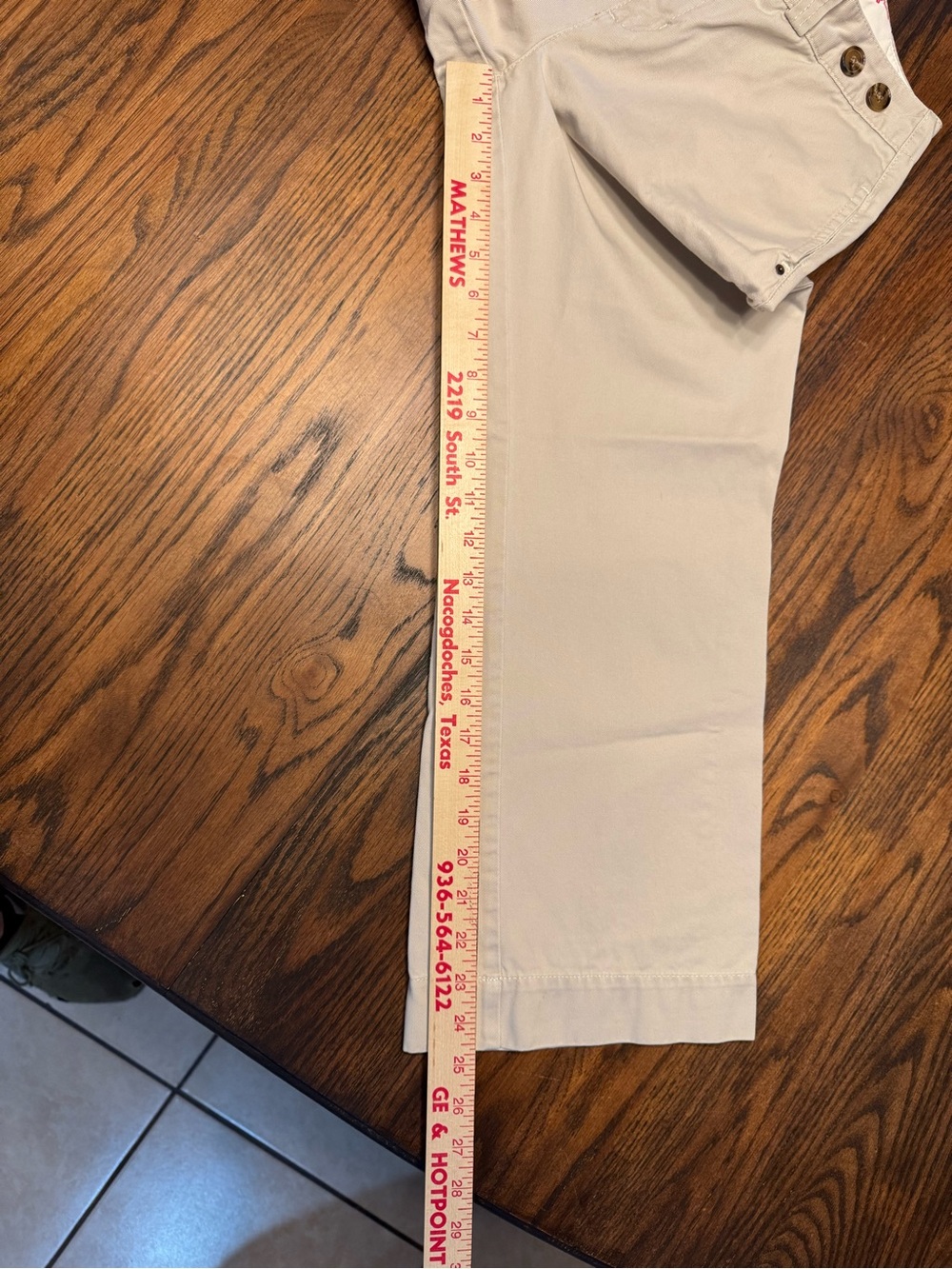 Tommy Hilfiger Women's Khaki Capri Pants Size 2 Low Rise - Picture 14 of 15